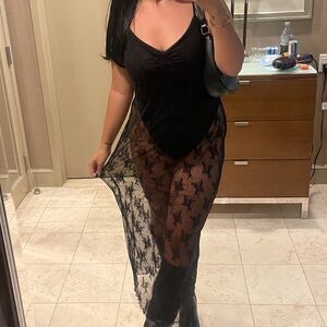 GARAGE Lace Bodysuit Dress